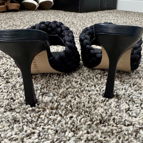 Gianni Bini Black Braided Heels - Picture 5 of 5
